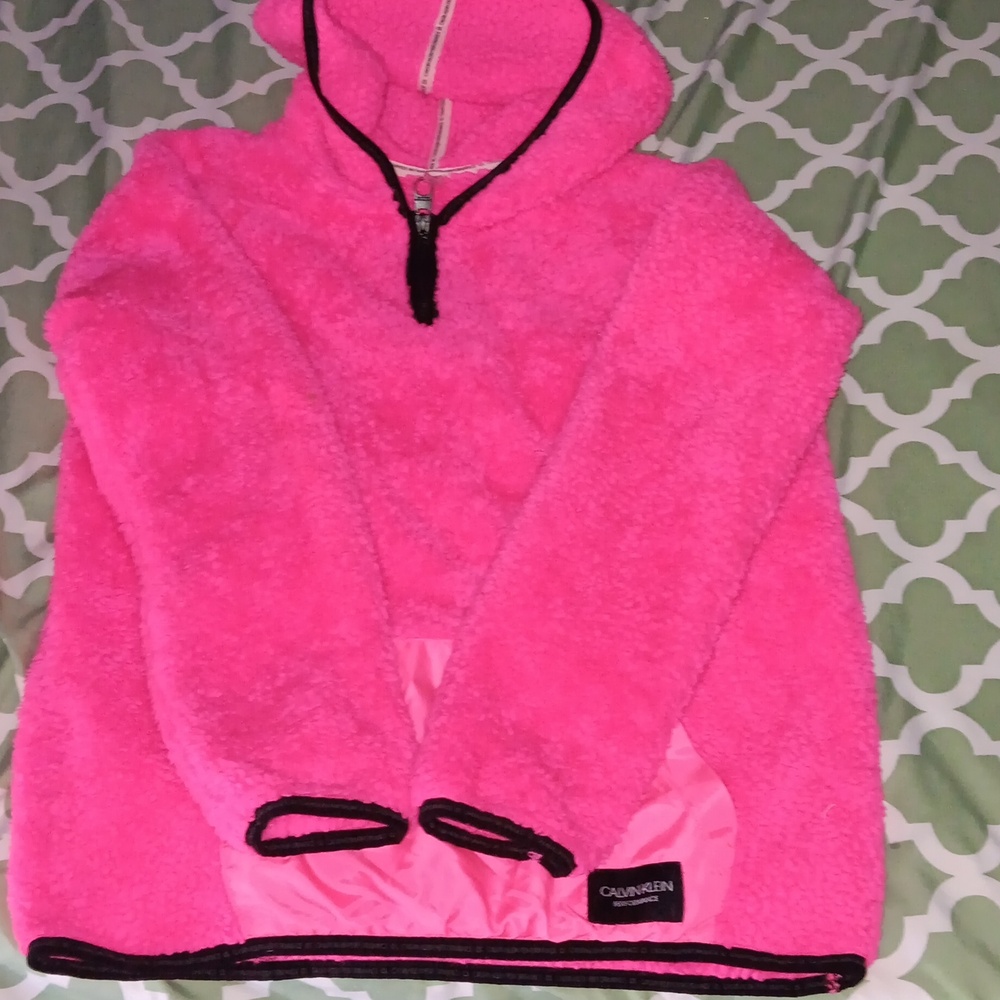 Calvin Kline size kids L pull over fleece